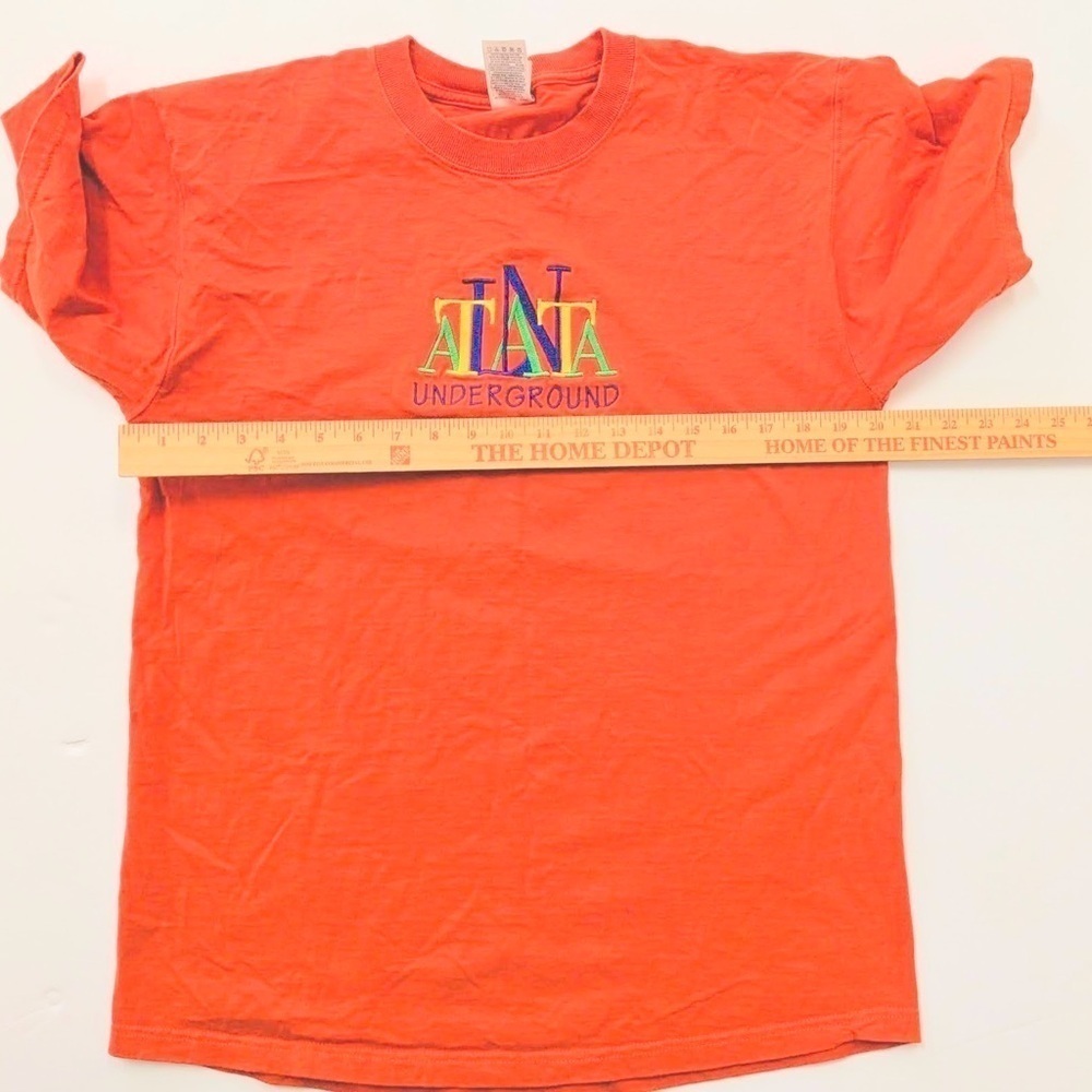 Vintage Graphic Tee 90s Atlanta Georgia Underground Tee Large - Picture 5 of 6